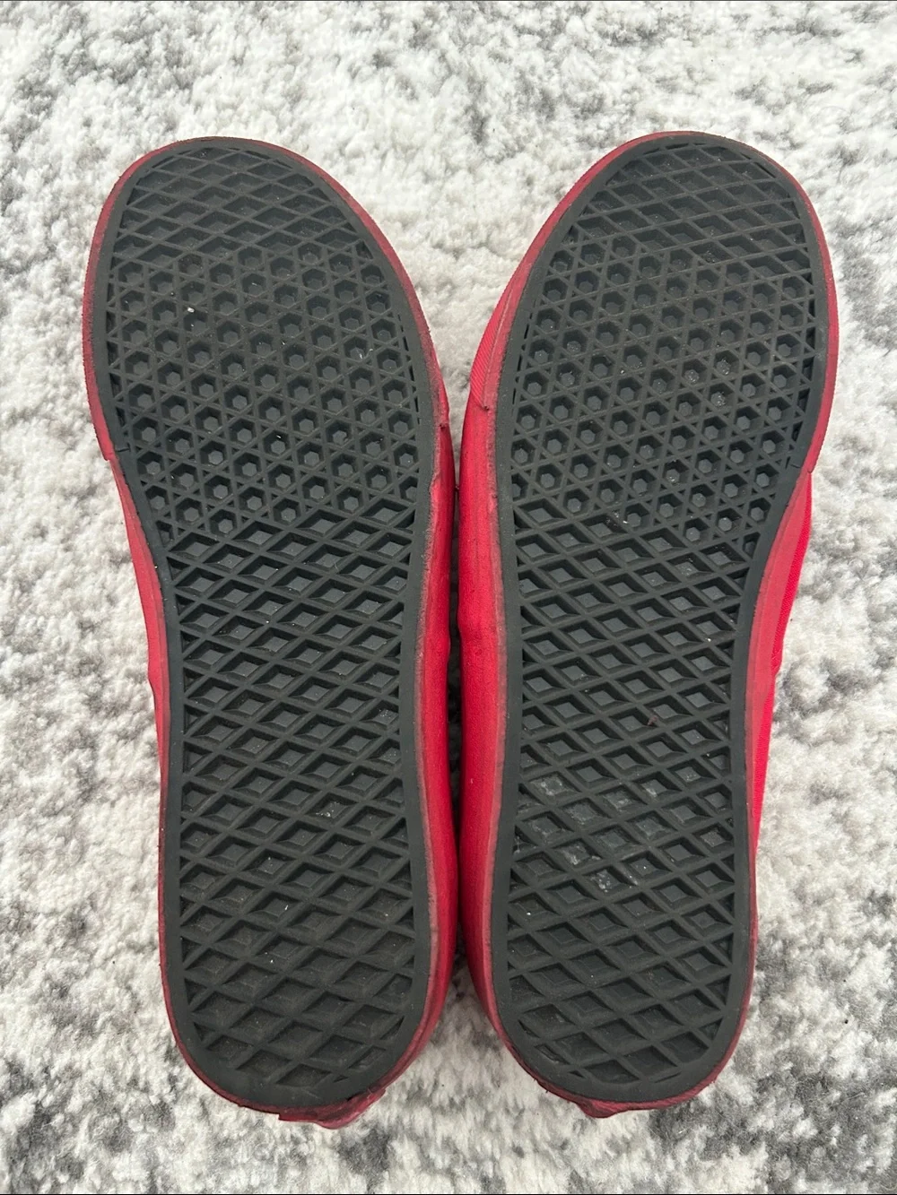 Vans vibrant red